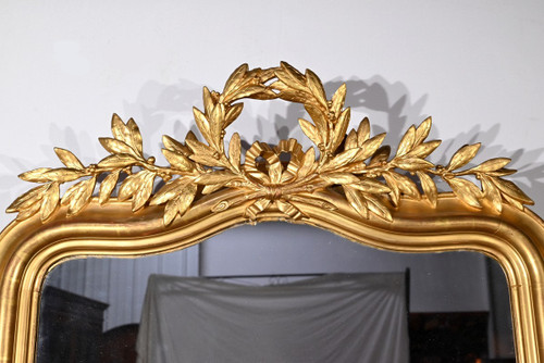 Gilded Wood Mirror, Louis XVI style - 2nd Part XIXth century