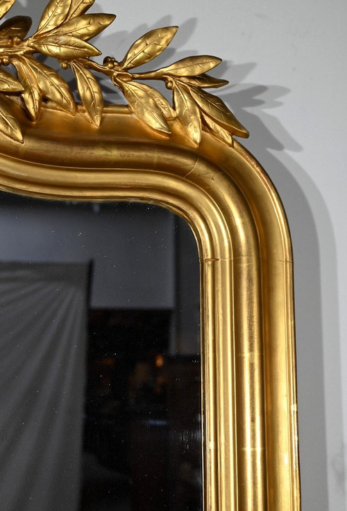 Gilded Wood Mirror, Louis XVI style - 2nd Part XIXth century