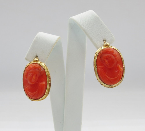 Pair of earrings, 19th century.