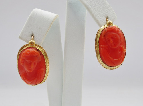 Pair of earrings, 19th century.