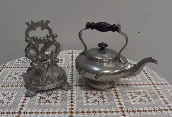 Samovar in Rame Argento, stile Luigi XV - Seconda metà del XIX secolo