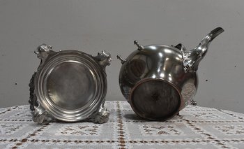 Samovar in Rame Argento, stile Luigi XV - Seconda metà del XIX secolo