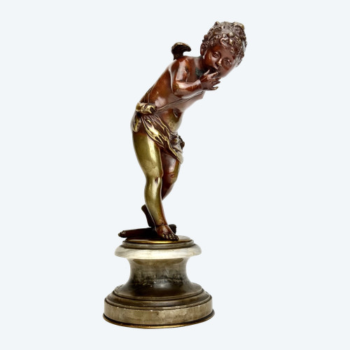 Bronze sculpture from the 19th century Cupid