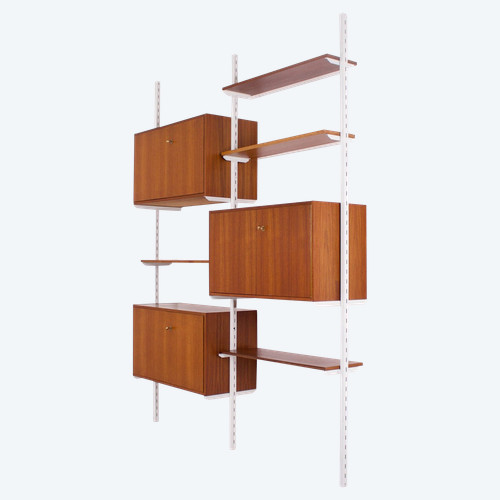 Modernist modular wall shelf