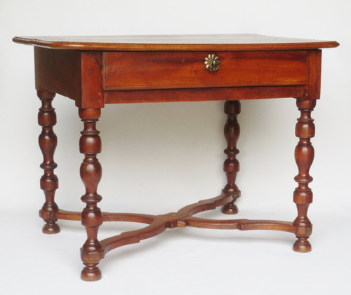 Louis XIV walnut table.