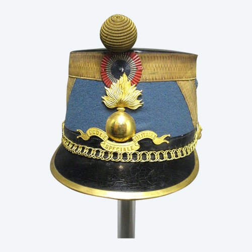 Shako d'Officier Instructeur De l'Ecole Spéciale Militaire De Saint Cyr.