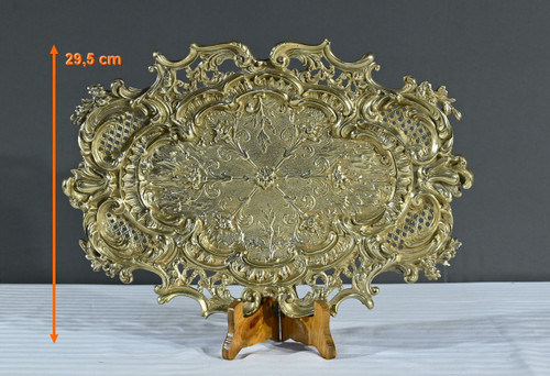 Bronze Center Table Tray, Rocaille style – Late 19th century