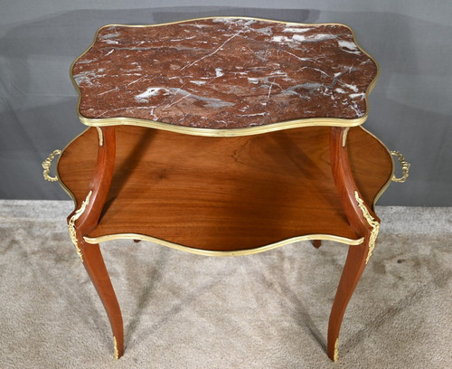 Mahogany Tea Table, Napoleon III style – Late 19th century