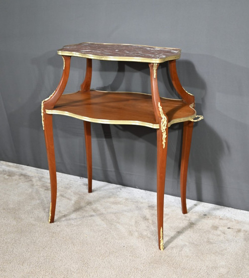 Mahogany Tea Table, Napoleon III style – Late 19th century