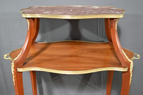 Mahogany Tea Table, Napoleon III style – Late 19th century