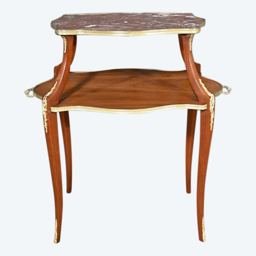 Mahogany Tea Table, Napoleon III style – Late 19th century