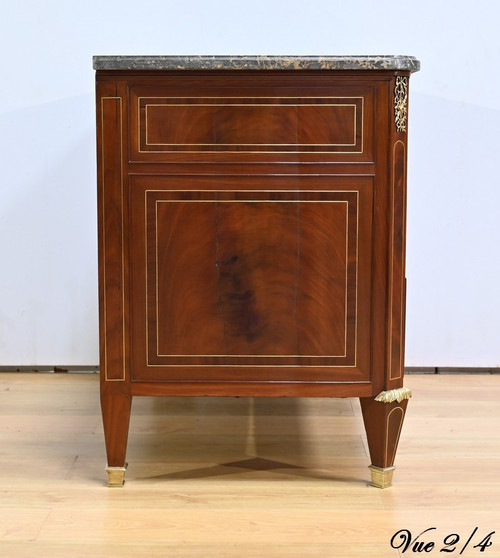 Rare Mahogany Commode, Louis XVI Period – 2nd Part 18th