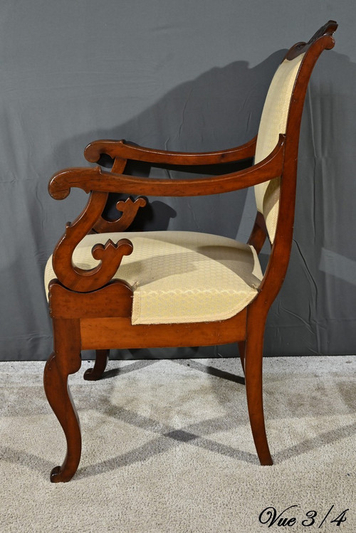 Mahogany Office Armchair, Restoration Period – Early 19th Century