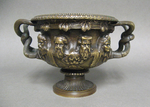 Coupe En Bronze Dit Vase De Warwick Susse Frères XIXe Siècle.