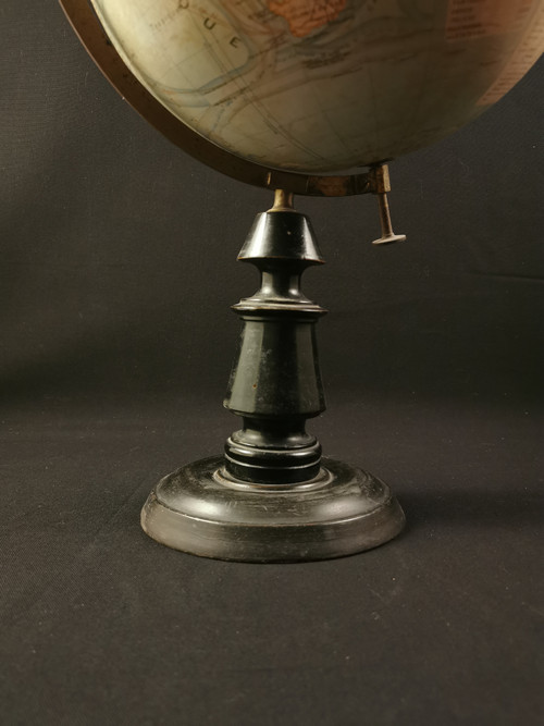 Large Terrestrial Globe By Forest Early 20th Century