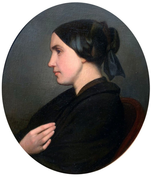 Profile of Woman of Baumes Amédée (182/?)