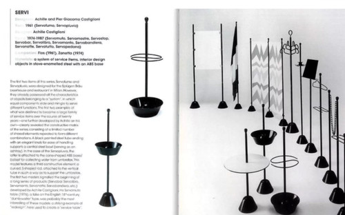 “Servopluvio” umbrella stand by Achille Castiglioni for Flos, Italy 1960s