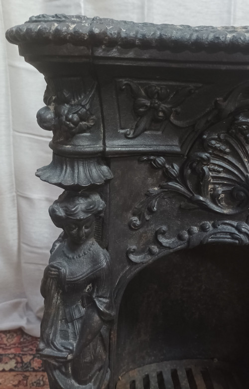 Napoleon III cast iron wood or coal stove