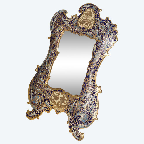 A Cloisonne Bronze Photo Frame Late 19th Century