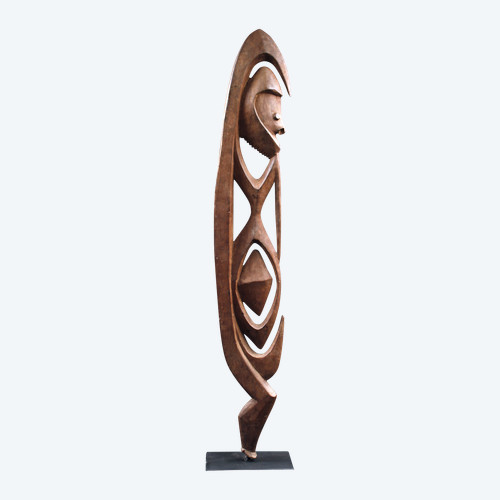 Figura di culto Yipwon, scultura, arte tribale, Papua Nuova Guinea, arte oceaniana, Oceania