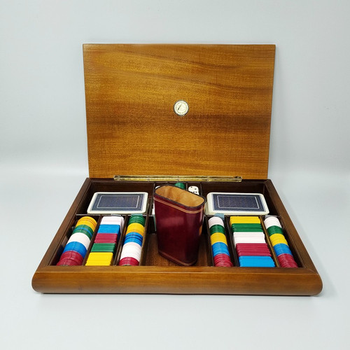 1960s Original Gorgeous Playing Cards Box by Piero Fornasetti in Excellent condition. Made in Italy