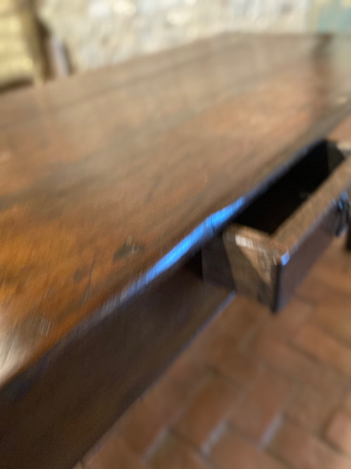 18th century 3-drawer farm table