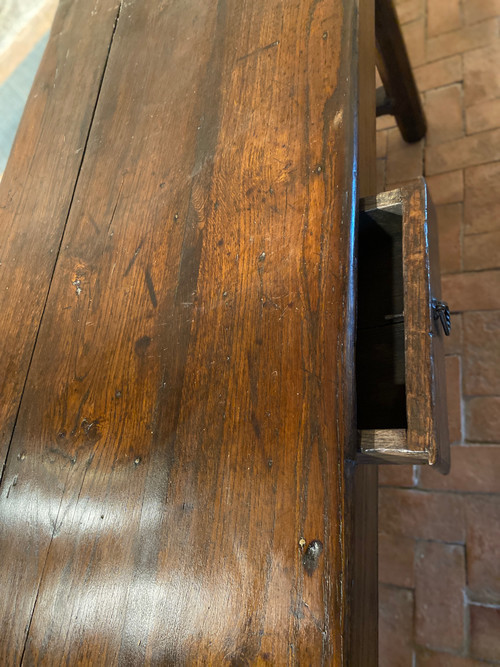 18th century 3-drawer farm table