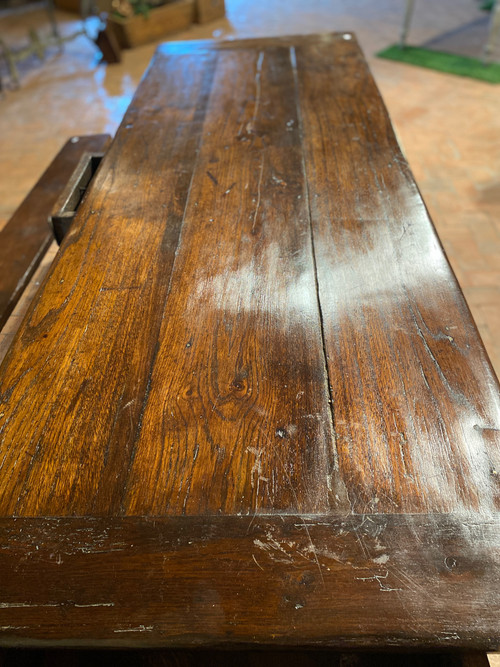 18th century 3-drawer farm table