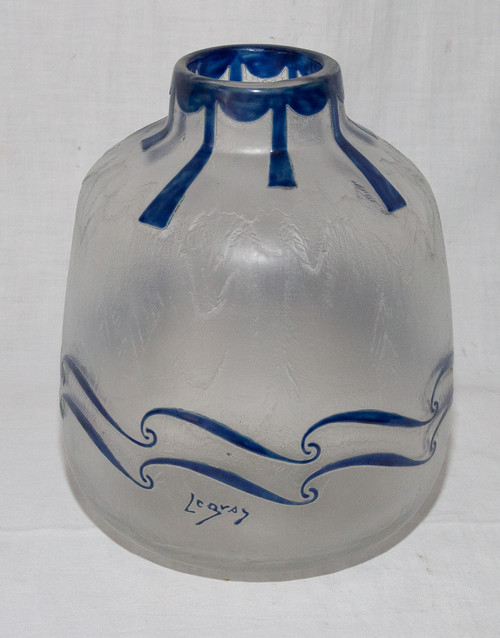 Vase Signed Legras Art Deco period