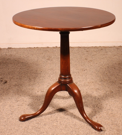 English Mahogany Tripod Table - 18th Century