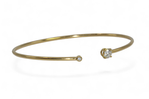 Bracelet Jonc Diamant Lepage