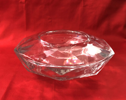 crystal vase signed BACCARAT cut in DIAMOND HARCOURT model 27 cm