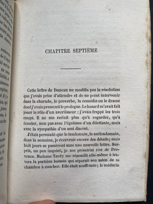 A 19th-century novel by Louis Ulbach in a handsome decorated grosgrain binding, dedicated by the author.