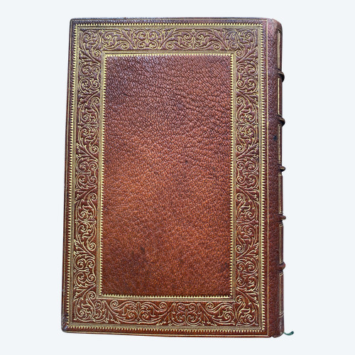 A 19th-century novel by Louis Ulbach in a handsome decorated grosgrain binding, dedicated by the author.