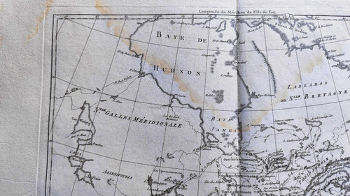 Canada Mappa - Rigobert Bonne