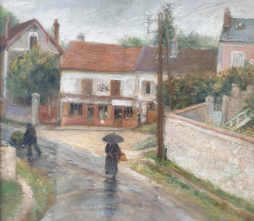 Alfred LAVERGNE - Le village de Santeuil dans leVal-d-Oise