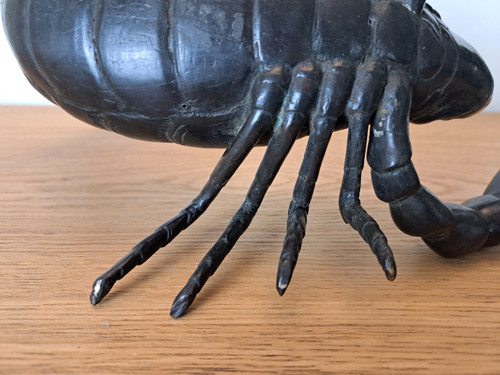 Far East, Scorpion, Patinated Bronze, Late 19th/early 20th century. 