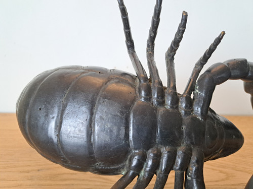 Far East, Scorpion, Patinated Bronze, Late 19th/early 20th century. 