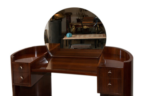 Dressing Table And Its Pouf Art Deco Period 