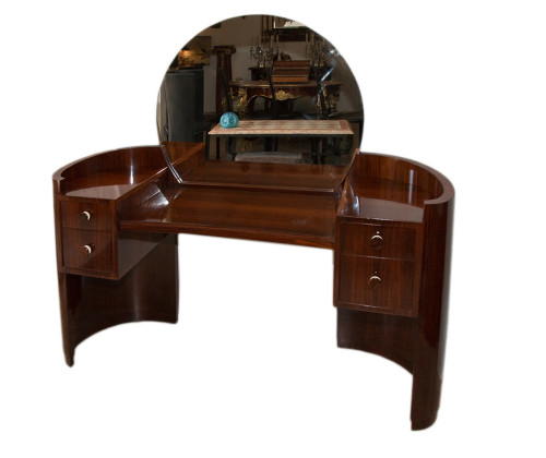 Dressing Table And Its Pouf Art Deco Period 