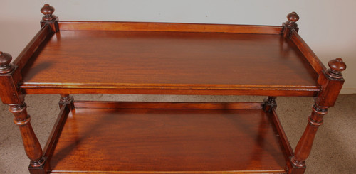 19th Century Solid Mahogany Three Tier Buffet