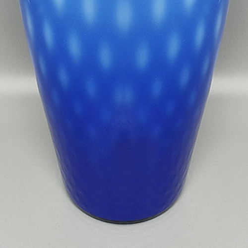 Stupendo vaso blu in vetro di Murano degli anni '70 di Dogi. Fatto in Italia