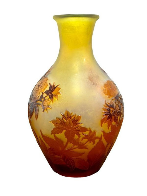 Emile Gallé Vase "Floral Decor"