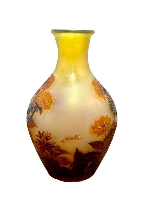 Emile Gallé Vase "Floral Decor"