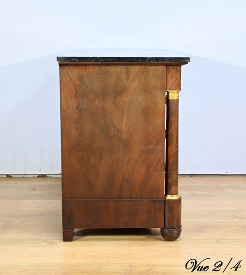 Mahogany chest of drawers, Empire period – Early 19th century