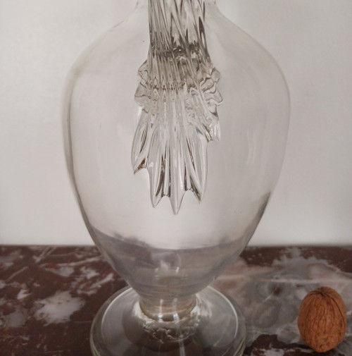 Fin du XVIIIe siècle - grand vase balustre néoclassique en verre soufflé - Louis XVI