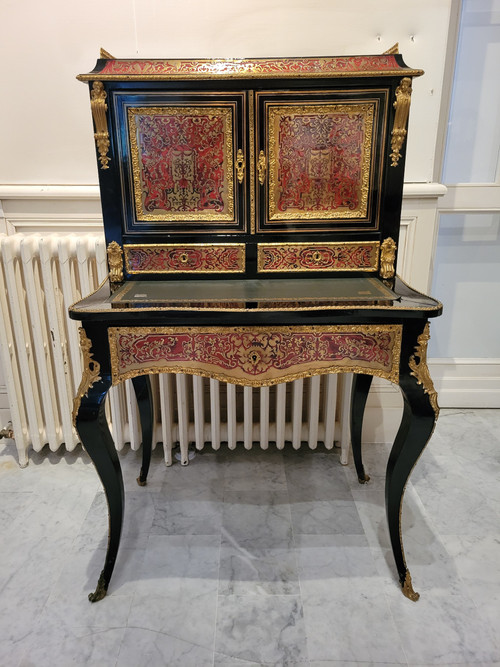 Stile palla da segretario in ottone e bronzo, Napoleone III