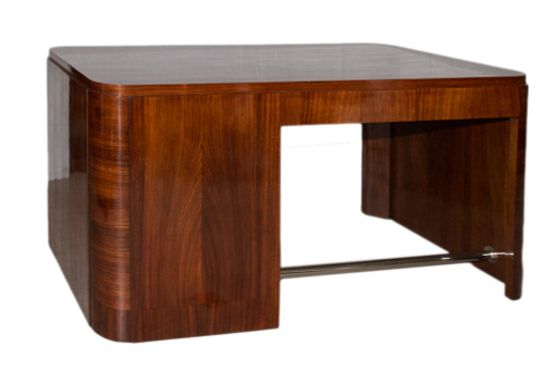 Rosewood Desk Art Deco Period Circa 1930