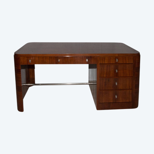 Rosewood Desk Art Deco Period Circa 1930