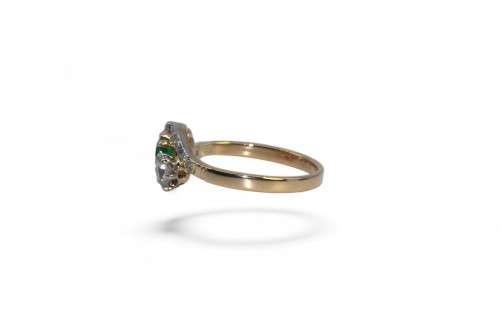 Emerald and Diamond Ring